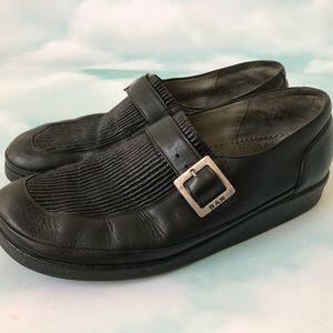 BÄR Baer Leather Round Toe Slip-on Comfort Shoes